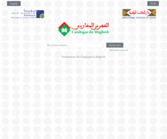 Maghreb-Catalog.org(Catalogue du maghreb) Screenshot