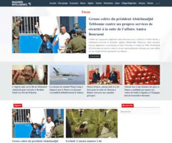 Maghreb-Intelligence.com(Le meilleur de la couscous) Screenshot