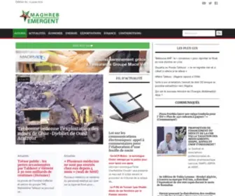 Maghrebemergent.info(Maghreb Emergent) Screenshot