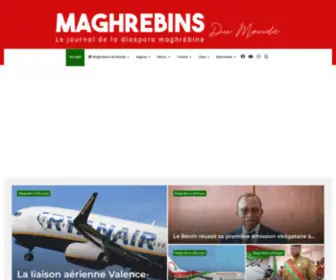 Maghrebinsdumonde.com(Acceuil) Screenshot