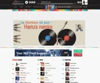 Maghrebspace.net(Écouter et Télécharger GRATUITEMENT en format MP3 sur le plus grand espace de la musique arabe et maghrebine) Screenshot