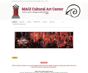 Magi-CAC.org(MAGI Cultural Art Center) Screenshot