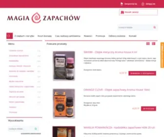 Magia-Zapachow.com.pl(Sklep z artykułami zapachowymi) Screenshot