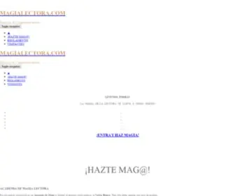Magialectora.com(Ejercicios) Screenshot