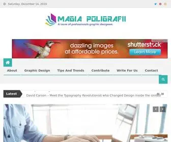 Magiapoligrafii.eu(Magia Poligrafii) Screenshot