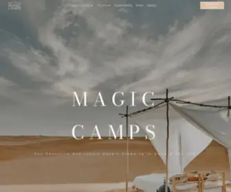 Magic-Camps.com(Magic Camps) Screenshot