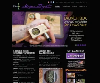 Magic-Flight.com(Official Home of the Launch Box Vaporizer) Screenshot