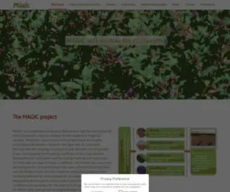 Magic-H2020.eu(Marginal Lands for Growing Industrial Crops) Screenshot