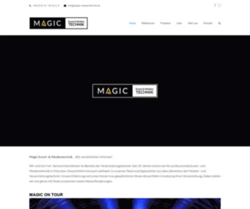 Magic-Medientechnik.de(München) Screenshot