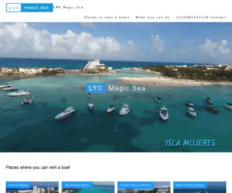 Magic-Sea.com(#Magicsea Cancun Rent a boat) Screenshot