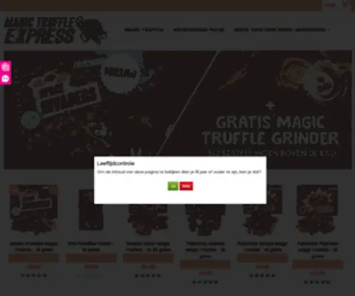 Magic-Truffle-Express.com(Magic truffels) Screenshot