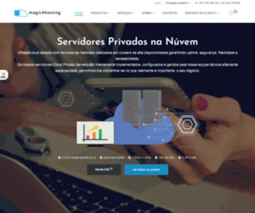 Magic4Hosting.com.br(Vps) Screenshot