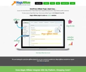 Magicaffiliateplugin.com(Magic Affiliate) Screenshot