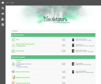 Magical-Hogwarts.org(Floo Network) Screenshot