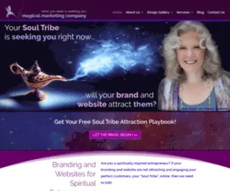 Magical-Marketing.com(Branding and Websites for Spiritual Entrepreneurs by Magical Marketing Company) Screenshot