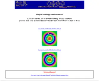 Magicalastrology.com(MAGI SOCIETY) Screenshot