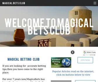 Magicalbets.com(Over 2.5 goals prediction) Screenshot