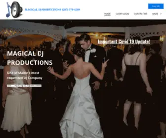 MagicaldjProductions.com(Magical DJ Productions) Screenshot