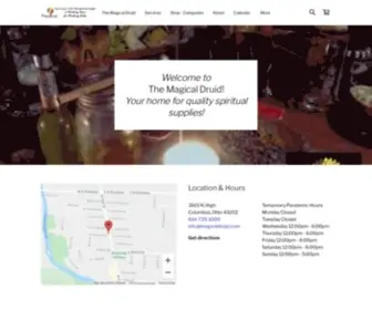 Magicaldruid.com(Columbus, Ohio) Screenshot