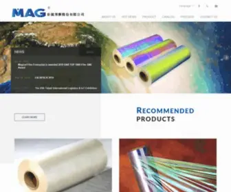 Magicalfilm.com.tw(Professional Manufacturer of Packaging and Lamination Film. Our objective) Screenshot