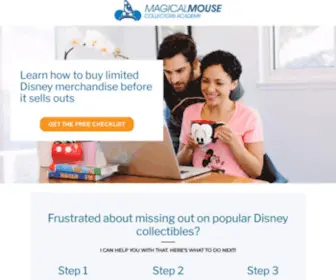 Magicalmouse.com(Magical Mouse Collectors Academy for Disney collectors) Screenshot