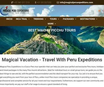 Magicalperuexpeditions.com(Inicio) Screenshot