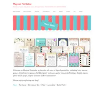 Magicalprintable.com(Magical Printable) Screenshot