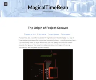 Magicaltimebean.com(Game Development) Screenshot