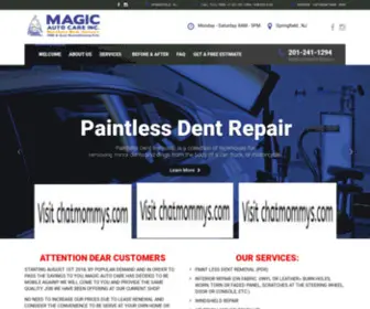 Magicautocarenj.com(Magic Auto Care) Screenshot