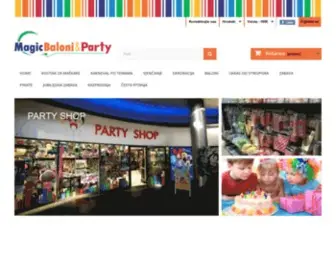 Magicbaloni.hr(Party Shop) Screenshot