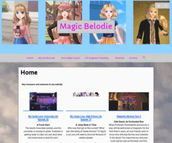 Magicbelodie.com(Magic Belodie) Screenshot