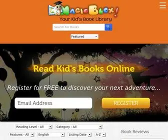 Magicblox.com(MagicBlox Children's Book Library) Screenshot