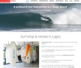 Magicboardcenter.com(Surf shop) Screenshot