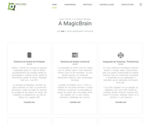 Magicbrain.pt(MagicBrain®) Screenshot