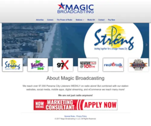 Magicbroadcastingpc.com(Magic Broadcasting PC) Screenshot
