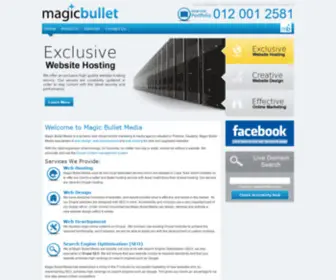 Magicbulletmedia.co.za(Drupal Web Design in Pretoria) Screenshot