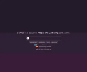 Magiccards.info(Scryfall Magic) Screenshot