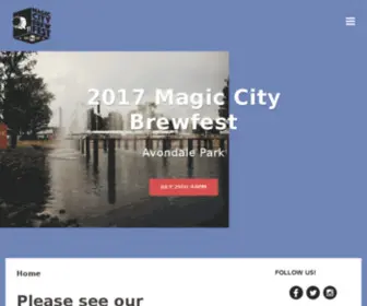 Magiccitybrewfest.com(Alabama's Best Beer Festival) Screenshot