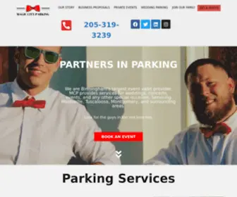 Magiccityparking.com(Birmingham Huntsville & Tuscaloosa Valet Parking Services) Screenshot