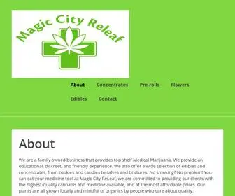 Magiccityreleaf.com(Frontage Rd) Screenshot