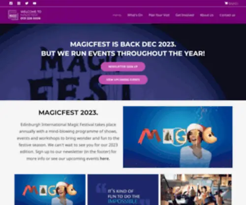 MagicFest.co.uk(MagicFest) Screenshot