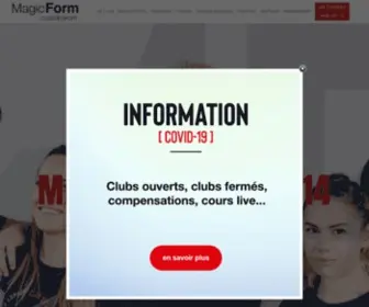 MagicFormparis14.fr(Salle de sport ParisRemise en forme) Screenshot