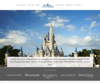 MagicGuides.com(Disney Travel) Screenshot