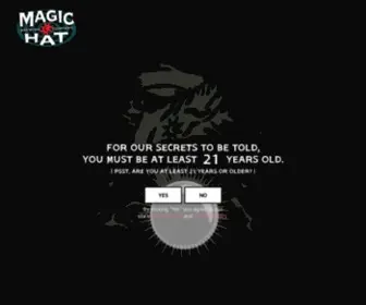 Magichat.net(Magic Hat Brewing Company) Screenshot