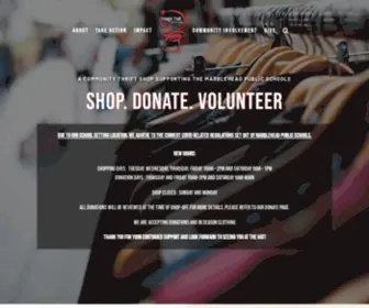 Magichatthriftshop.com(To Benefit The Marblehead Public Schools) Screenshot