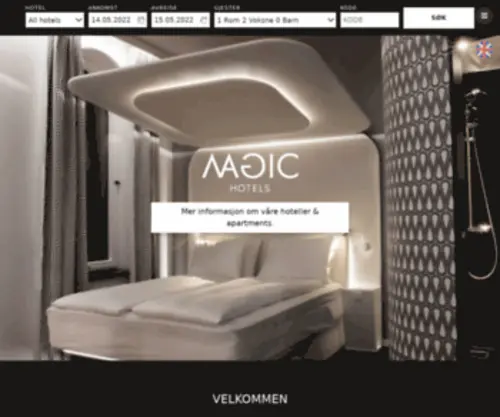 Magichotels.no(Magic Hotels) Screenshot