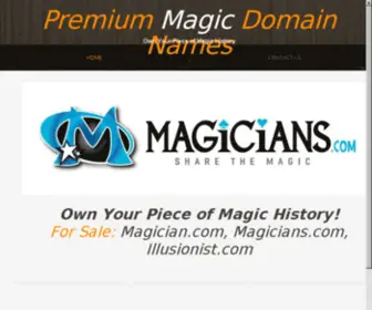 Magician.com(Buckley Media) Screenshot