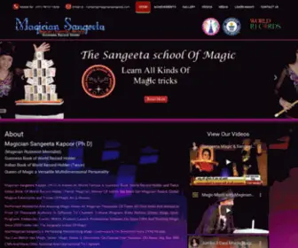 Magiciansangeeta.com(Magiciansangeeta) Screenshot