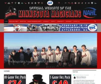 Magicianshockey.com(Minnesota Magicians) Screenshot