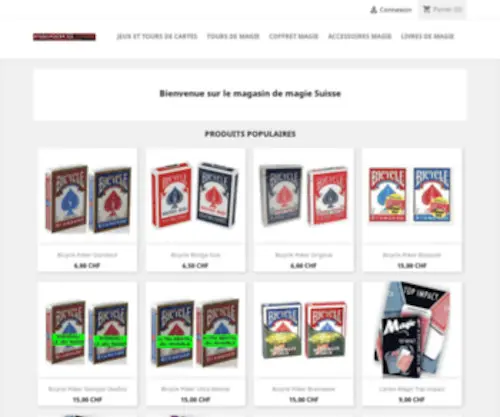 Magicien.ch(Boutique de Magie) Screenshot